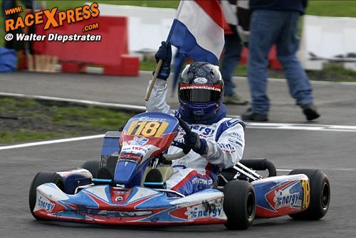 Danny Petiet Kampioen Rotax Max Junior NAB